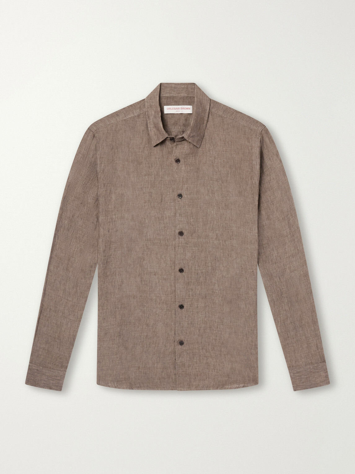 Orlebar Brown - Giles Linen Shirt - Brown