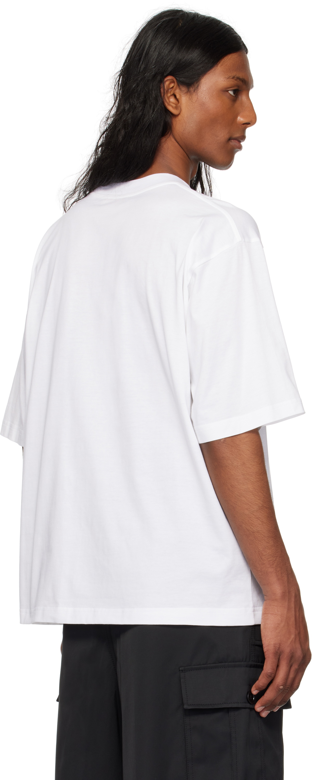 Marni White Dante Print Cotton T-shirt Marni