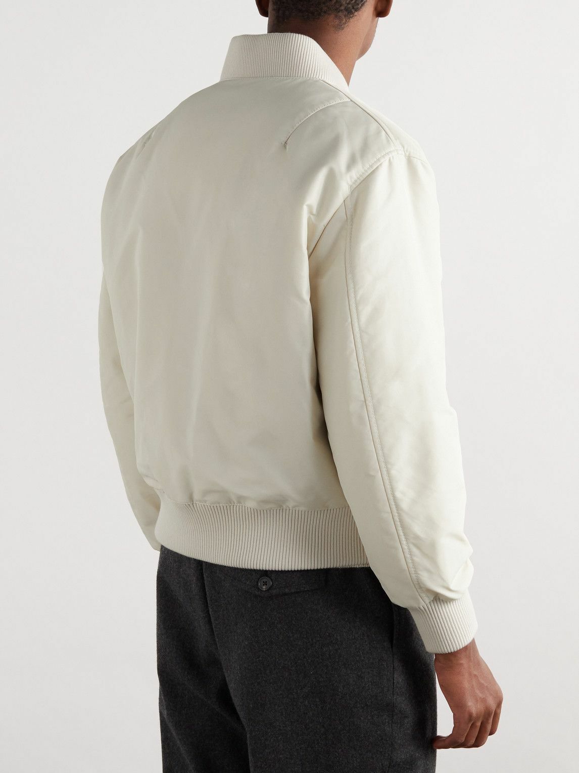 Loro Piana - Roys Convertible Twill Bomber Jacket - Neutrals