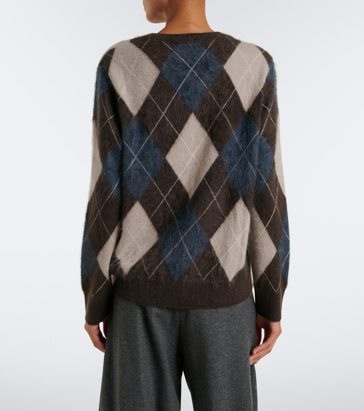 Lisa Yang Margy argyle cashmere sweater