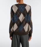 Lisa Yang Margy argyle cashmere sweater