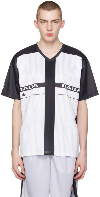 Photo: Raga Malak SSENSE Exclusive Black & White T-Shirt