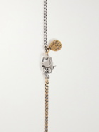 Alexander McQueen - Silver- and Gold-Tone Pendant Necklace