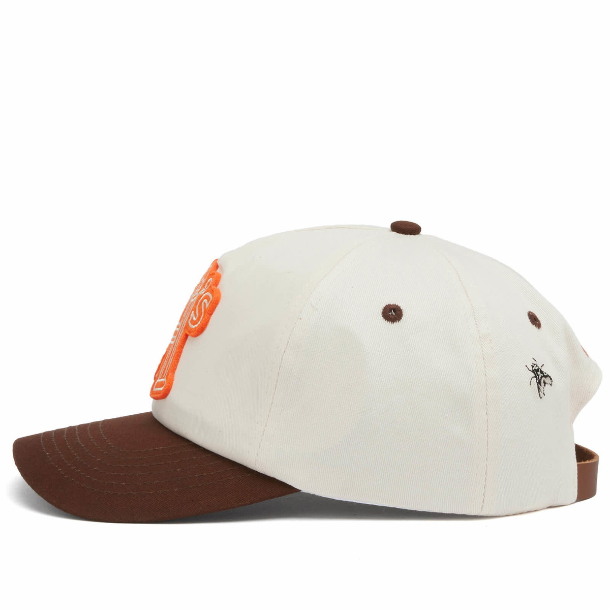 Aries Men's Column A Cap in Ecru/Brown 