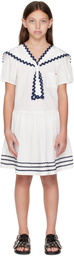 SEA NY Kids White Nancy Dress
