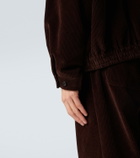 Miu Miu Cotton corduroy blouson jacket