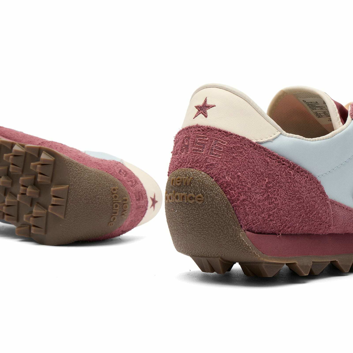 New Balance x Basketcase Gator Sneaker in Washed Burgundy