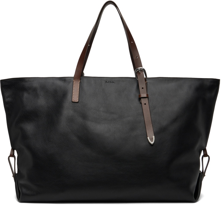 Photo: Paul Smith Black Leather Duffle Bag
