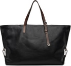 Paul Smith Black Leather Duffle Bag