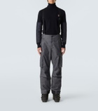 Moncler Grenoble Denim ski salopettes