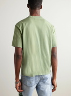 AMIRI - Filigree Logo-Print Cotton-Jersey T-Shirt - Green