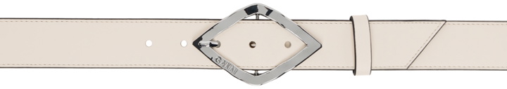 Photo: GANNI Off-White Diamond Belt