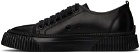 AMI Alexandre Mattiussi Black Ami Sole Low-Top Sneakers