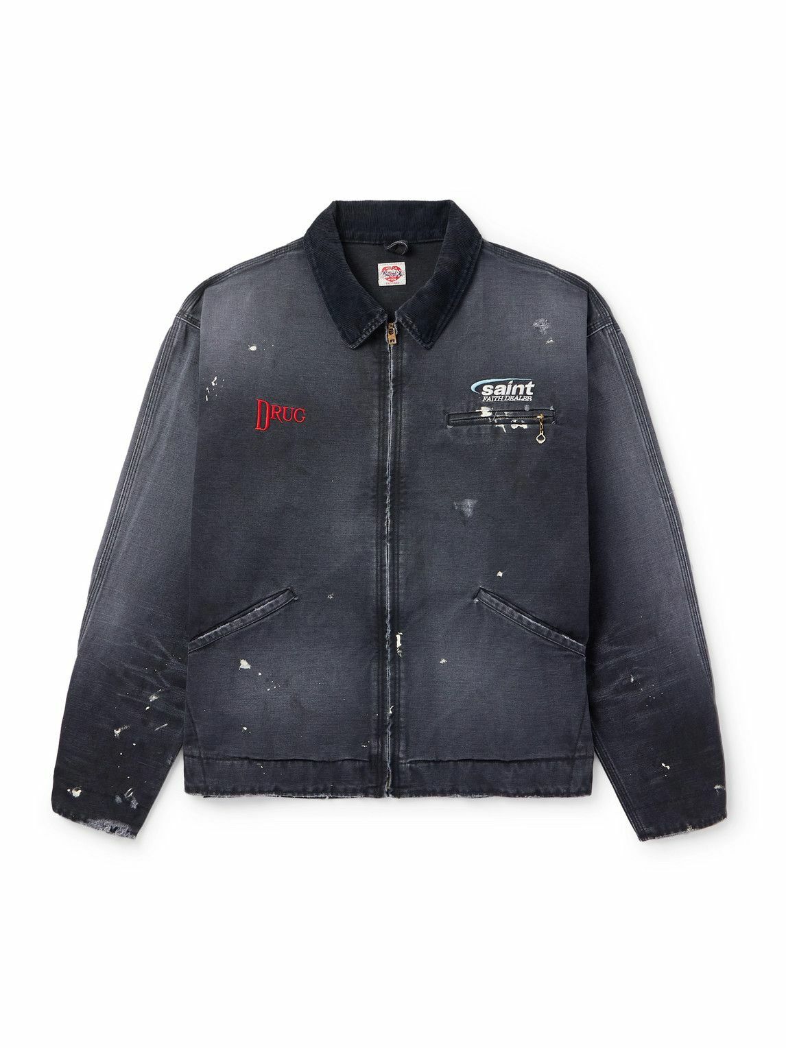 ジャケットその他 SAINT MXXXXXX-X A Bathing Ape printed nylon track jacket Saint Mxxxxxx X A Bathing Ape Printed Nylon Track Jacket