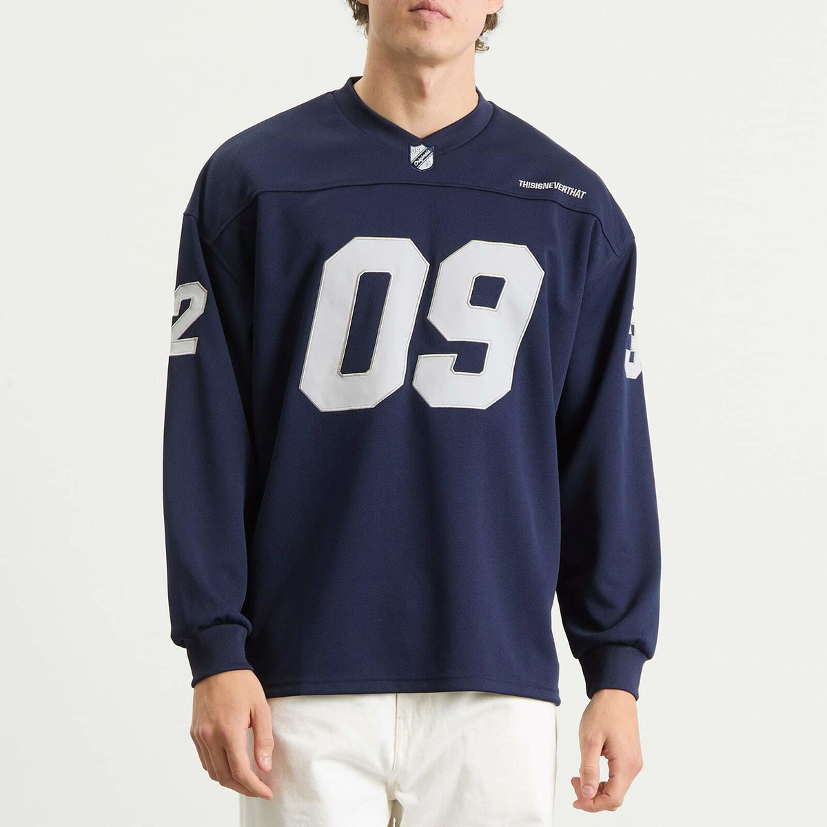 thisisneverthat Men's Football Jersey in Navy