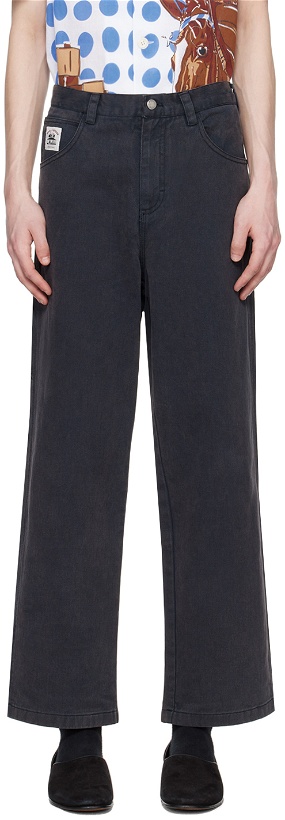 Photo: Bode Black Knolly Brook Trousers