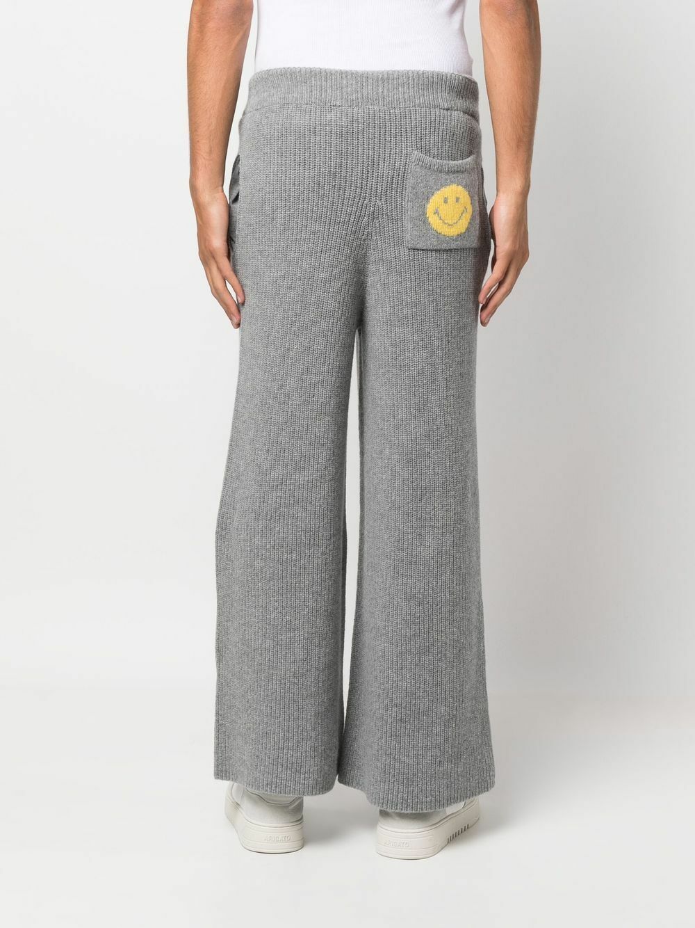 JOSHUA SANDERS - Merino Wool Wide Leg Trousers