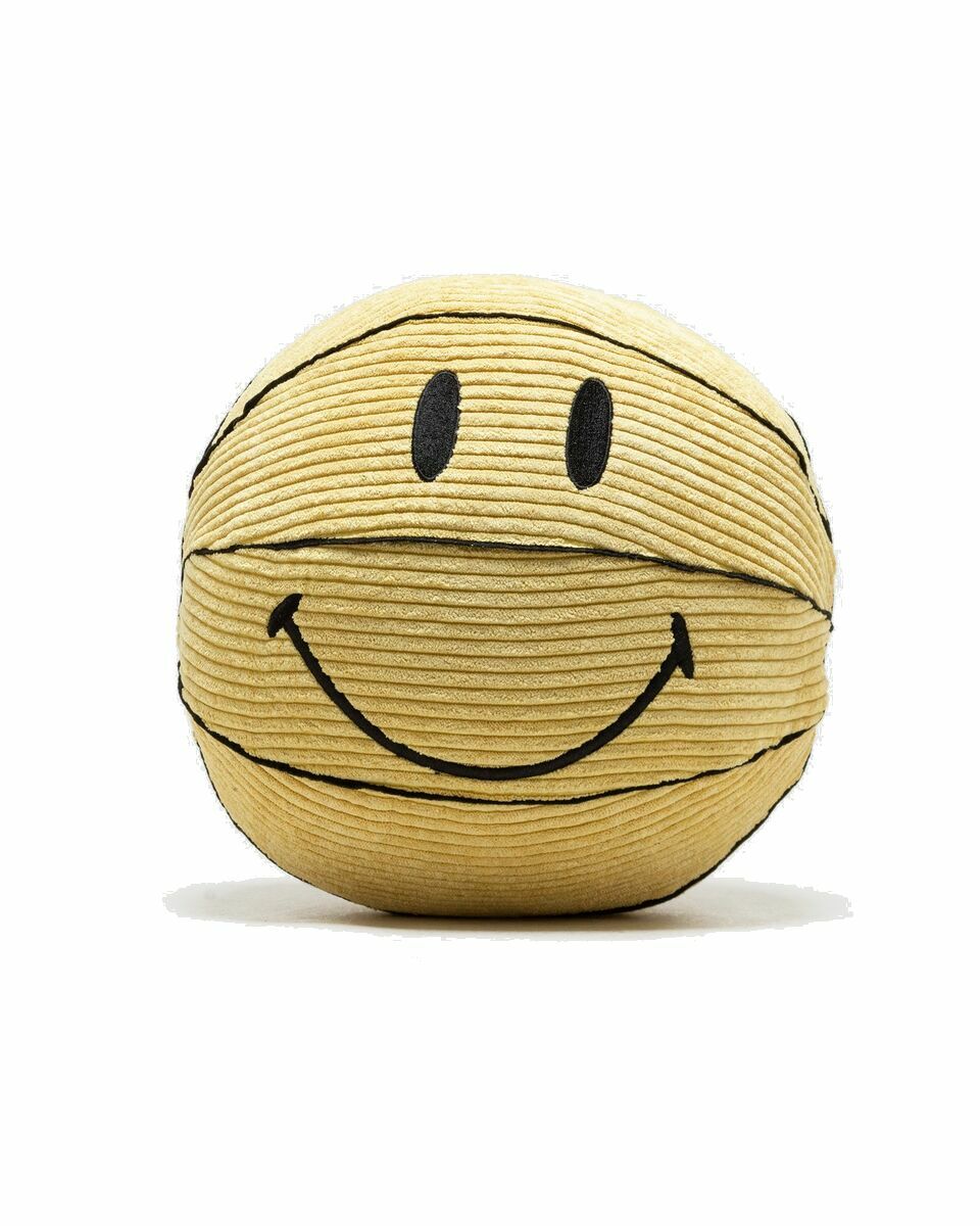 Photo: Market Smiley Plush Basketball Yellow - Mens - Sports Equipment
