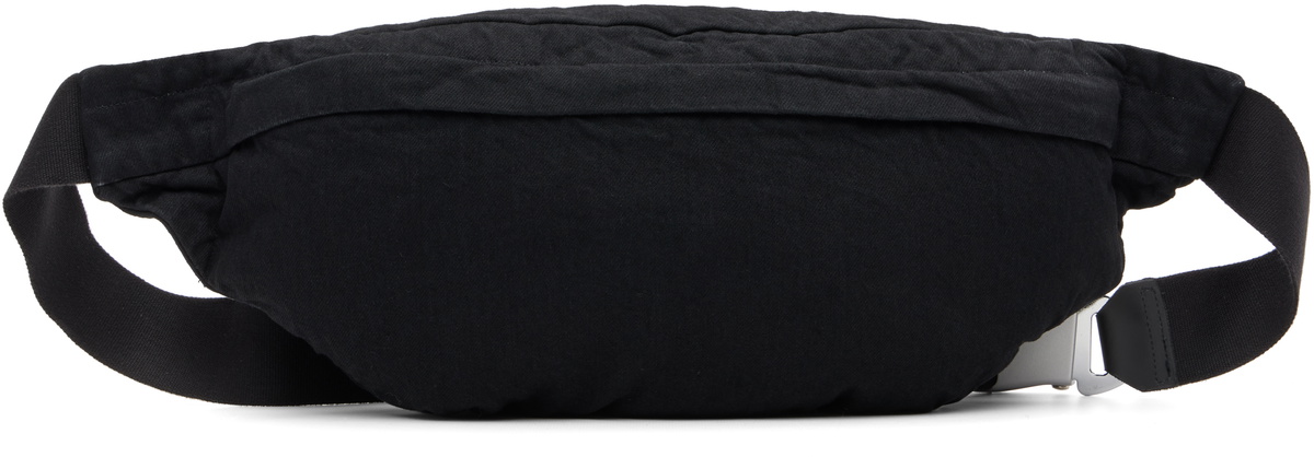 Julius Black 12oz Denim Crossbody Bag