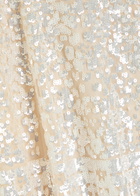 Needle & Thread Aurora Sequin-embellished Gown Cream