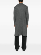 Greg Lauren Grey Wool Long Cardi-Coat