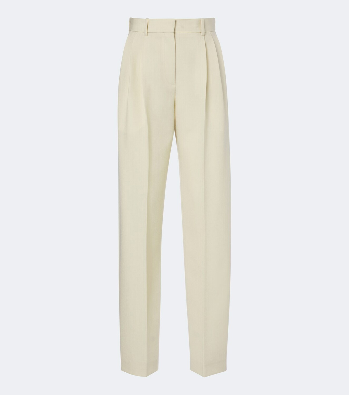 Calvin Klein Collection Cora wool and cotton canvas straight pants