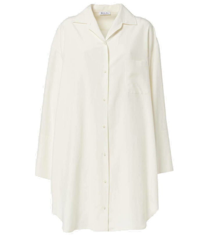 Photo: Loro Piana Kristen silk shirt dress