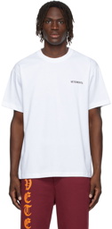 VETEMENTS SSENSE Exclusive White Logo T-Shirt