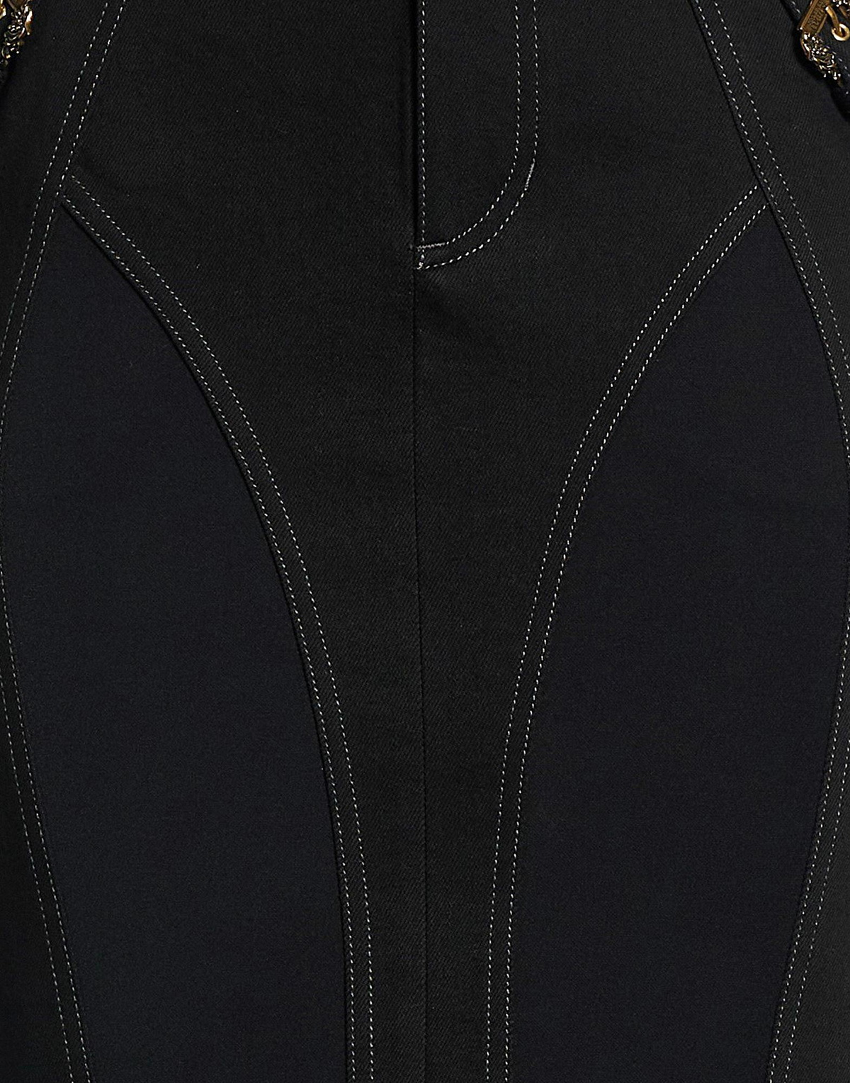 Versace Jeans Couture Womens Denim skirt in Black