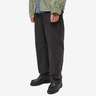 Engineered Garments Men's Workaday Fatigue Pant in Black Reverse Sateen