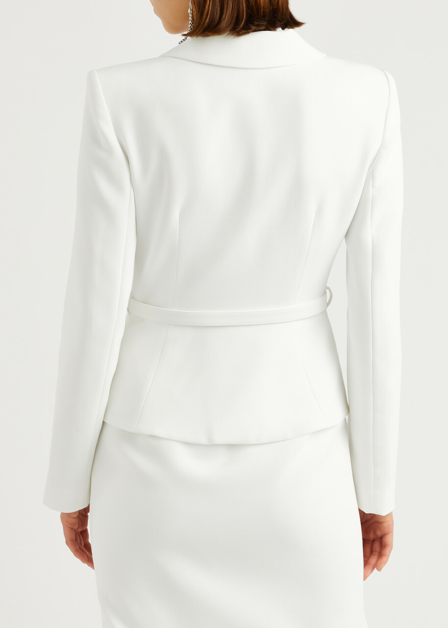 knee length dresses for ladies Akira A La Mode Mini Blazer Dress | White main image 0