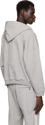 John Elliott Gray Frances Full Zip Hoodie