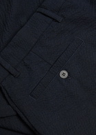 Sunspel Tapered Stretch-wool Trousers Navy