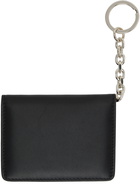 Maison Margiela Black Keyring Bifold Card Holder