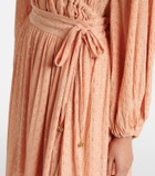Zimmermann Rhiannon frilled maxi skirt