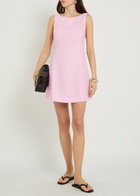 Faithfull The Brand Lydie Linen Mini Dress Pink