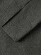ATON - Unstructured Wool Blazer - Gray