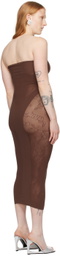 Poster Girl Brown Midi Dress