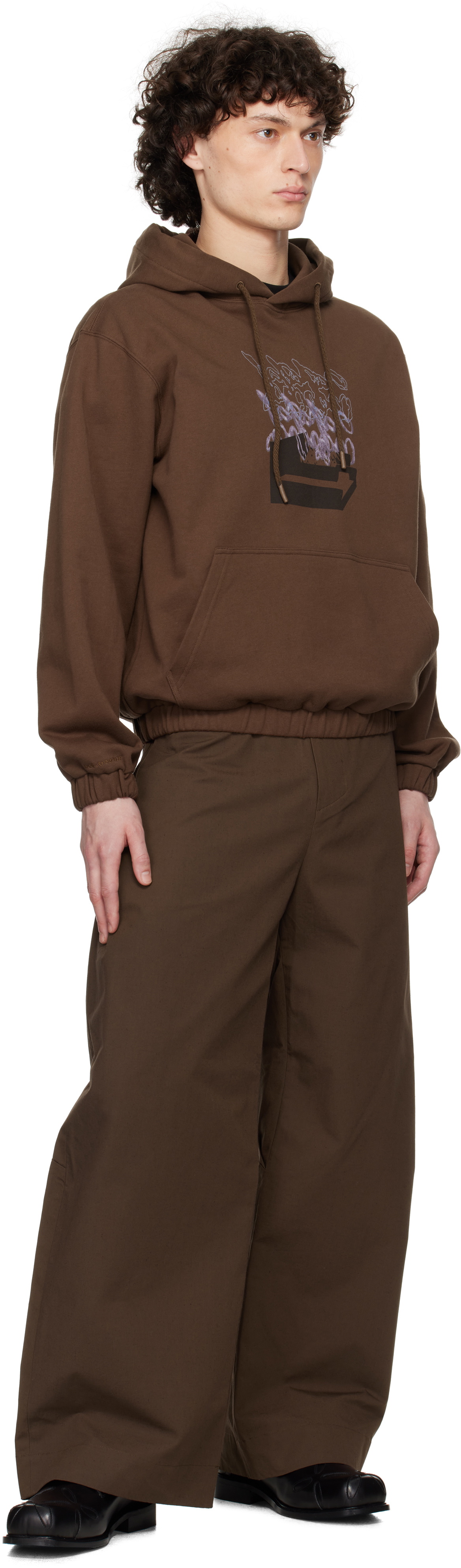 pet-tree-kor Brown 'What's In Your Lunch Box?' Hoodie