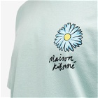 Maison Kitsuné Men's Floating Flower Comfort T-Shirt in Seafoam