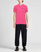 Moschino Mens Polo shirt Fuchsia