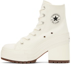 Converse White Chuck 70 De Luxe Heel High Top Sneakers