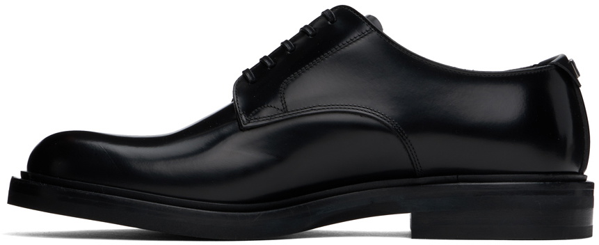 Dolce&Gabbana Black Brushed Calfskin Altavilla Derbys