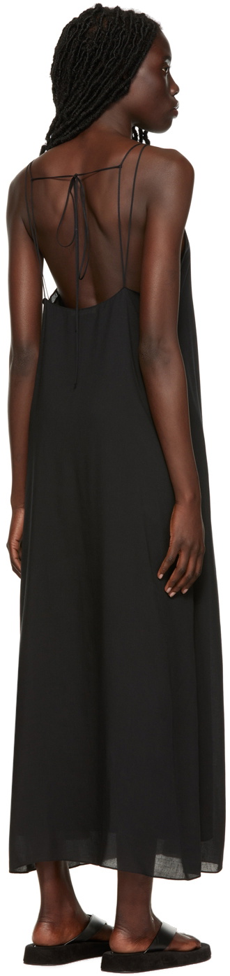 The Row SSENSE Exclusive Black Kula Maxi Dress The Row