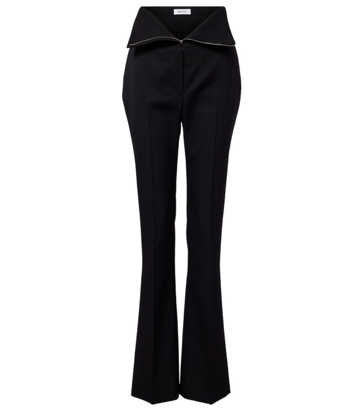 Photo: McQueen Wool bootcut pants