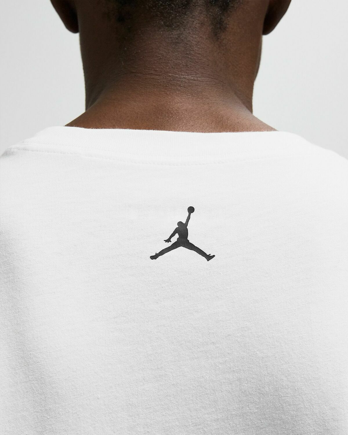 BRAND PHOTO LS CREW White Mens Longsleefe