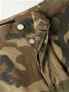 AMIRI - Utility Straight-Leg Camouflage-Print Cotton-Twill Cargo Trousers - Green