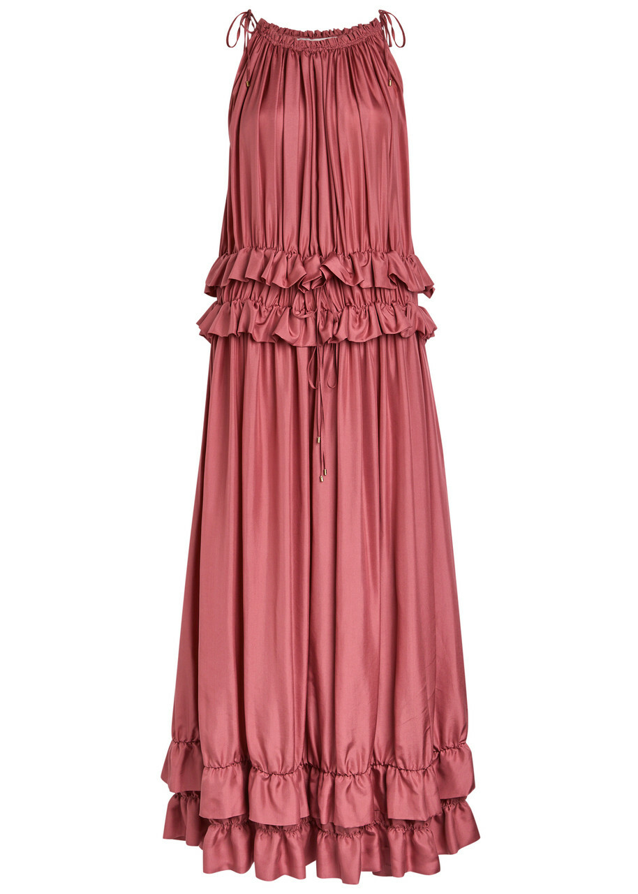 Chloe - Crochet-trimmed cutout wool maxi dress Chloe