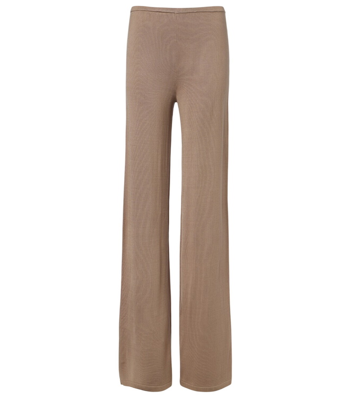 Photo: Aya Muse Esme silk-blend straight pants