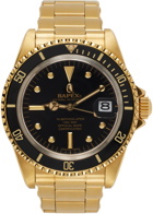 BAPE Gold & Black Classic Type 1 Watch